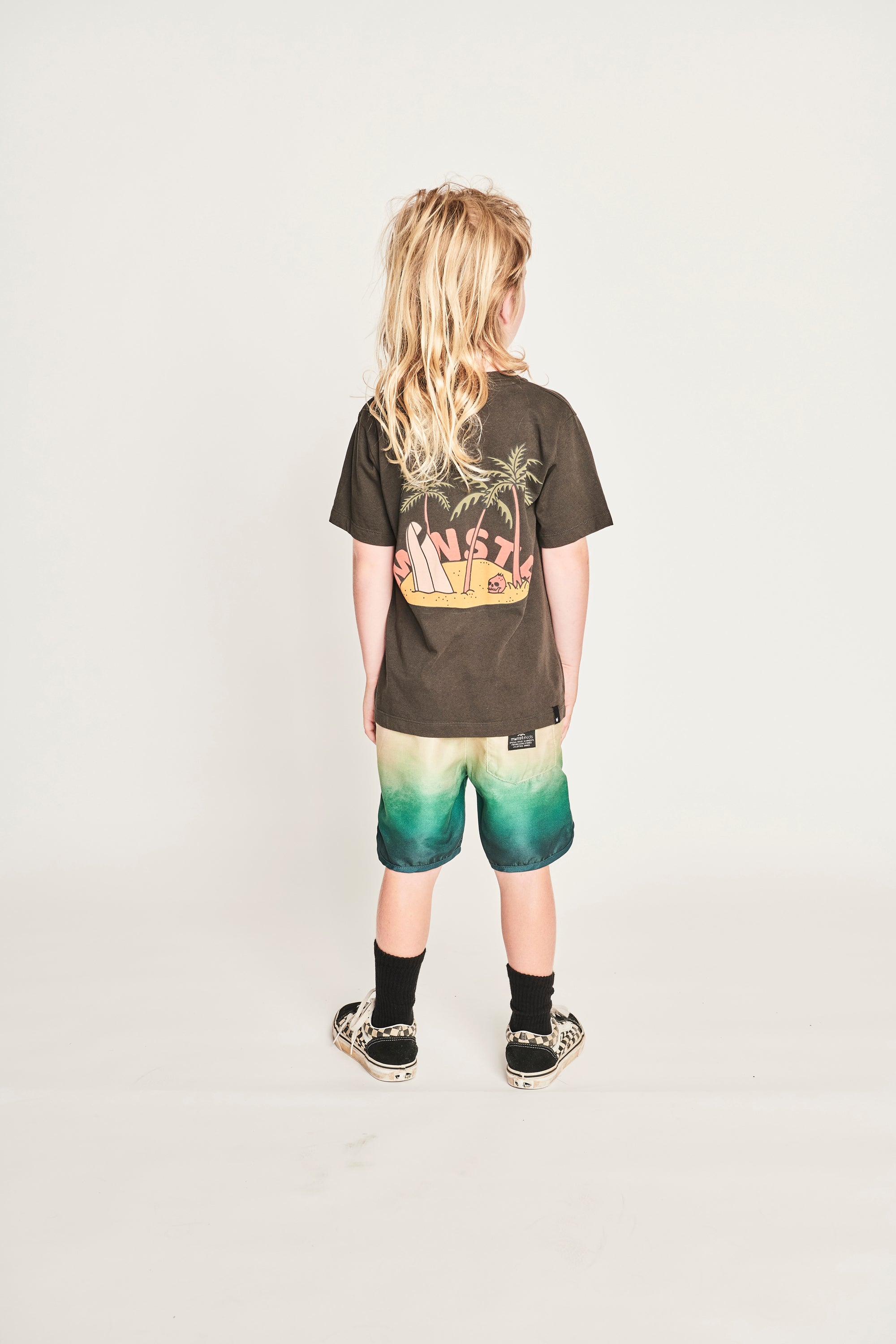 Munster Kids Munisland Short Sleeve Tee - Soft Black