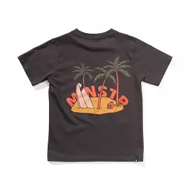 Munster Kids Munisland Short Sleeve Tee - Soft Black