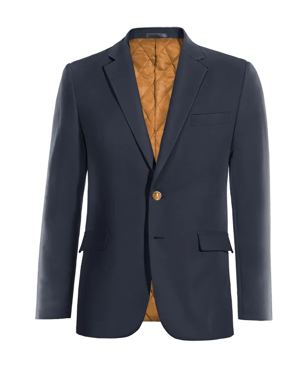 Navy blue essential blazer.