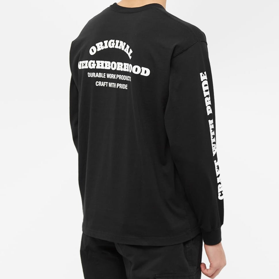 Neighborhood NH-7 Black Long Sleeve Tee