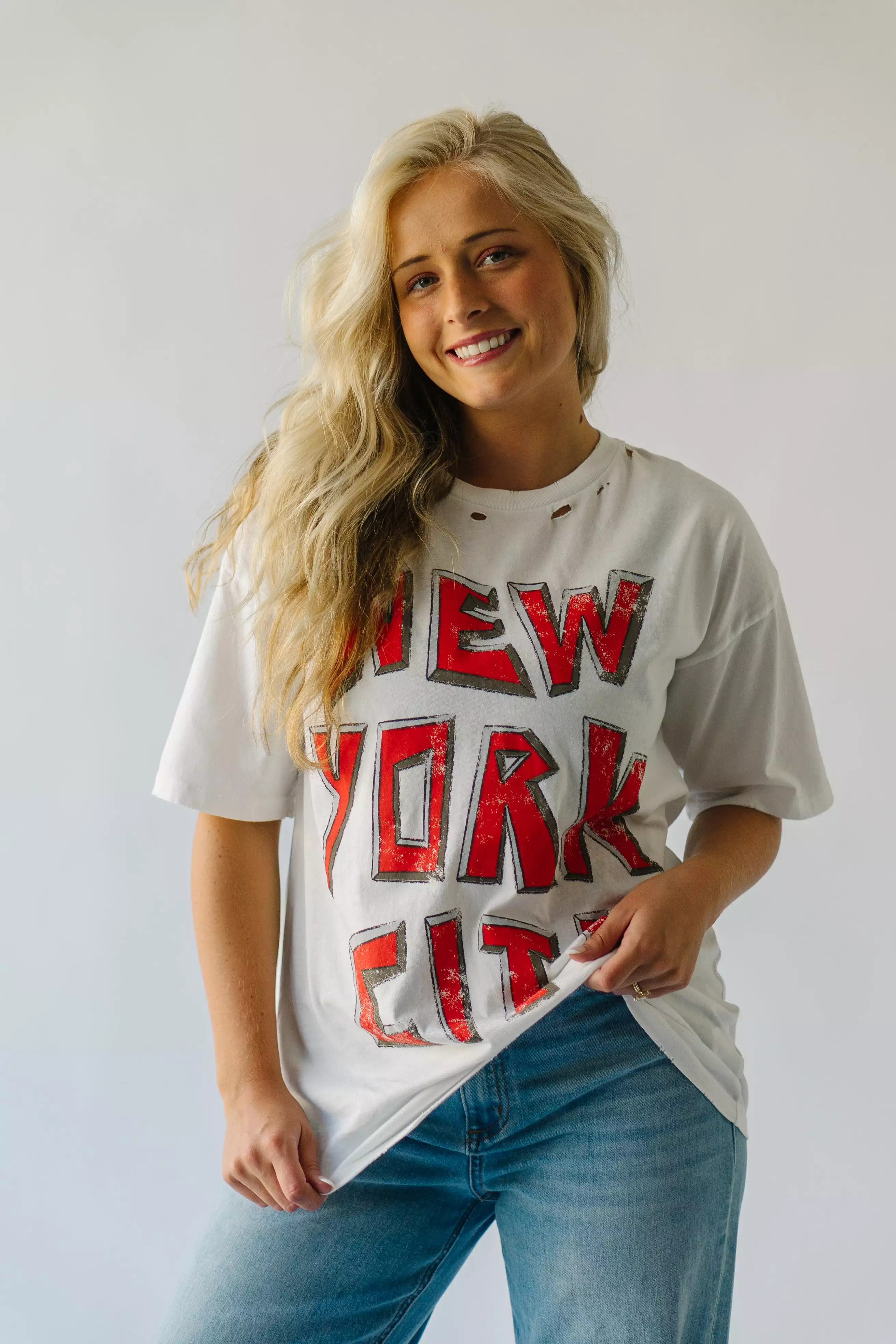 New York City Graphic Tee Ivory