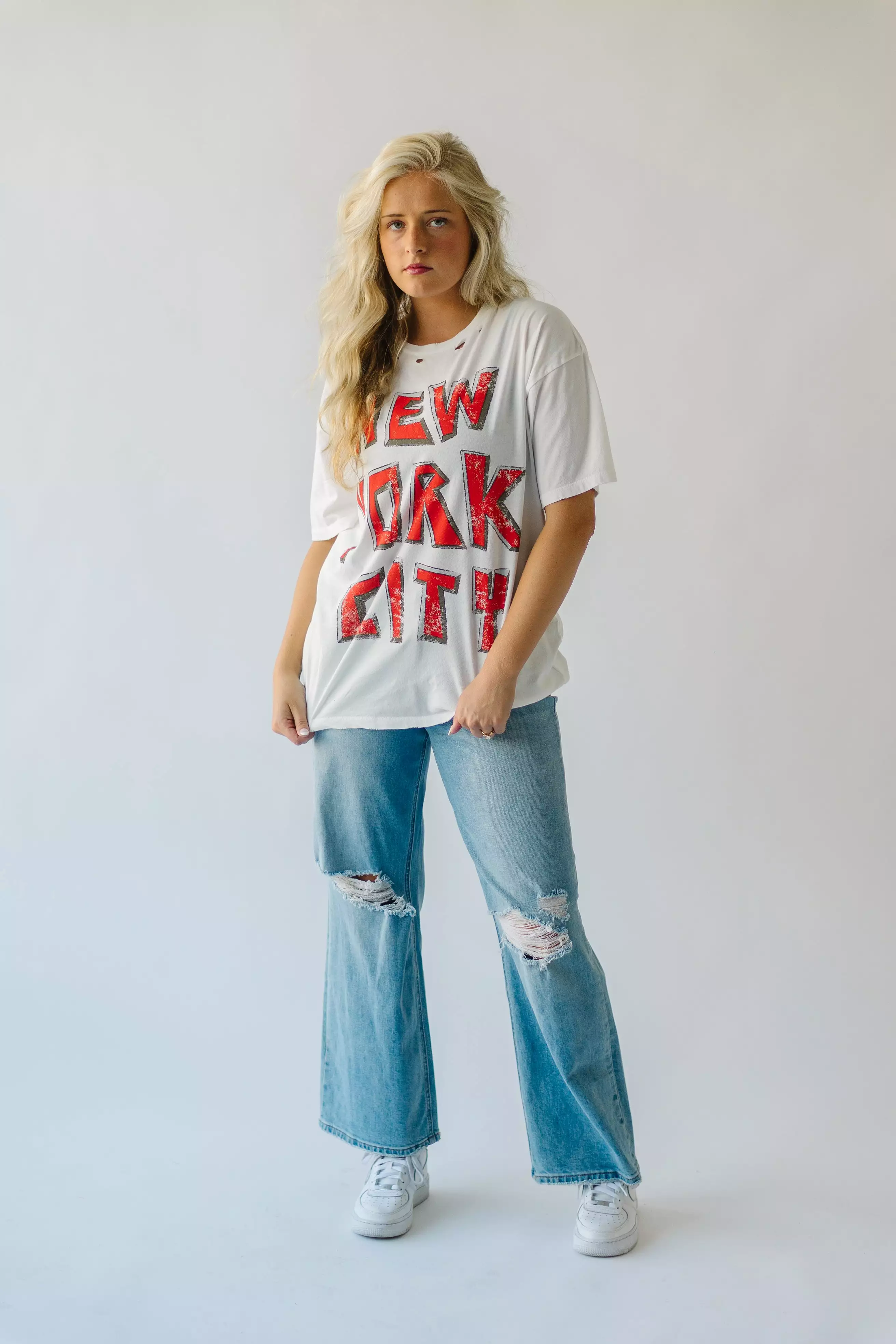 New York City Graphic Tee Ivory