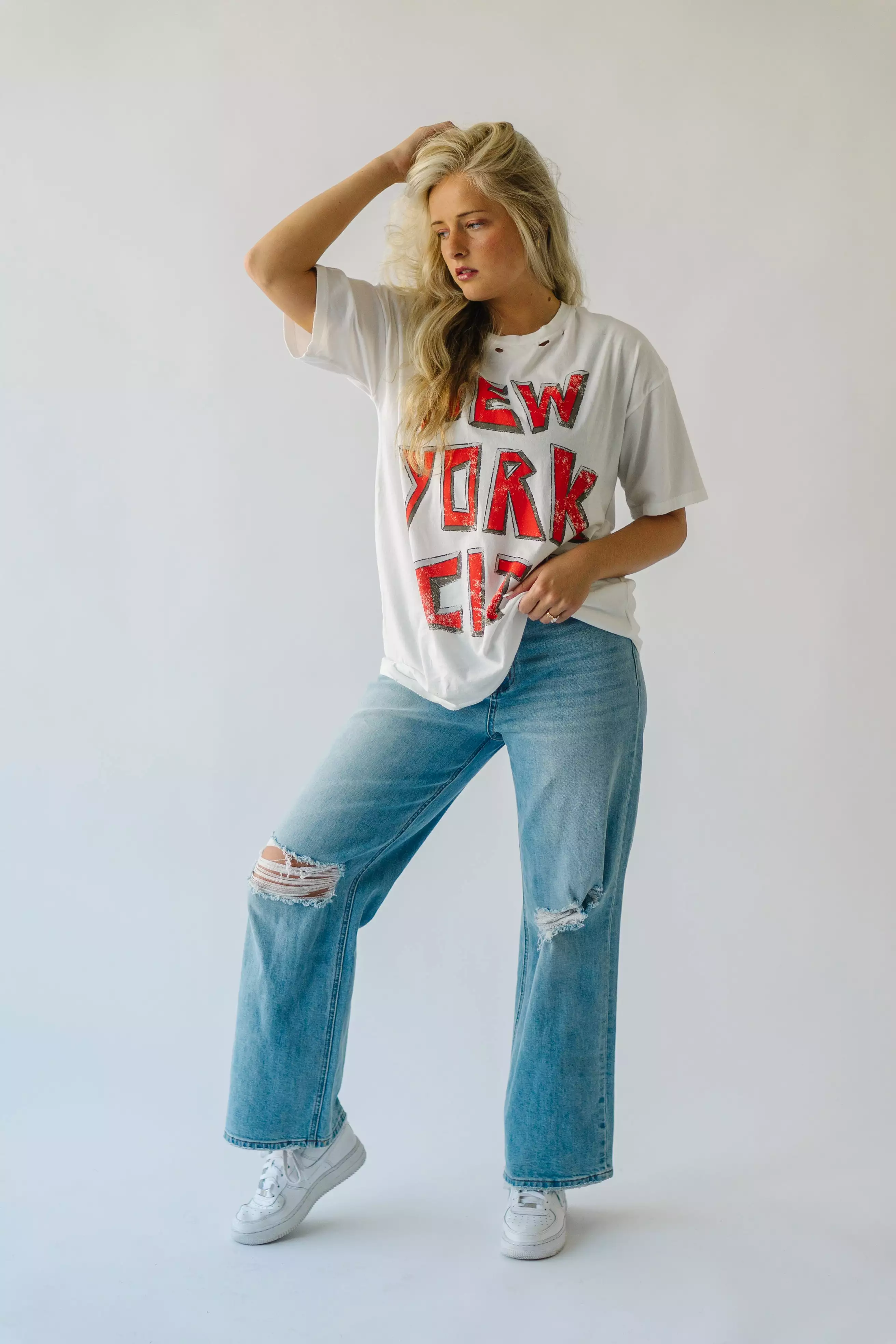 New York City Graphic Tee Ivory