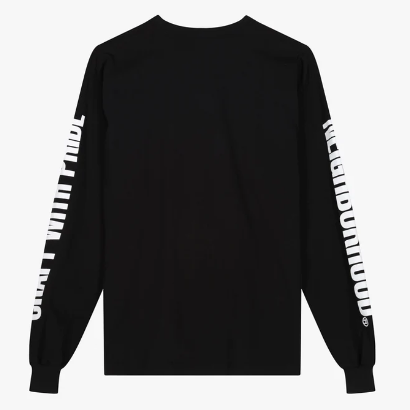 NH-1 LS Long Sleeve Tee Black by Neighborhood