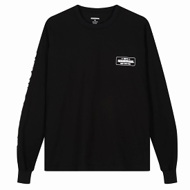 NH-1 LS Long Sleeve Tee Black by Neighborhood