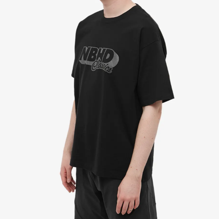 NH-8 Black Tee - Neighborhood Clothing