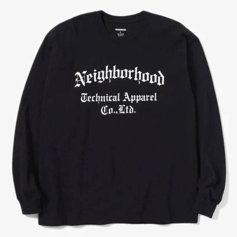 NH-8 Long Sleeve Tee - Neighborhood - Black