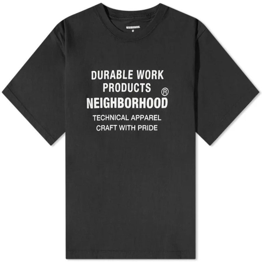 NH-8 SS Black Tee by Neighborhood