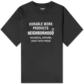 NH-8 SS Black Tee by Neighborhood