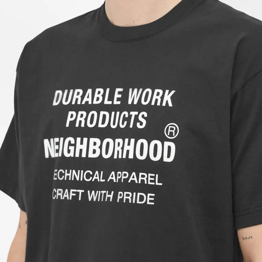 NH-8 SS Black Tee by Neighborhood