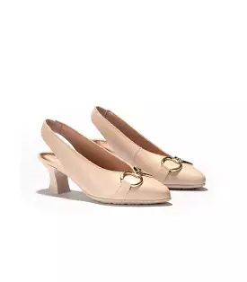 Nude Slingback Heel