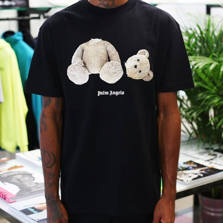 PALM ANGELS Bear Tee Black