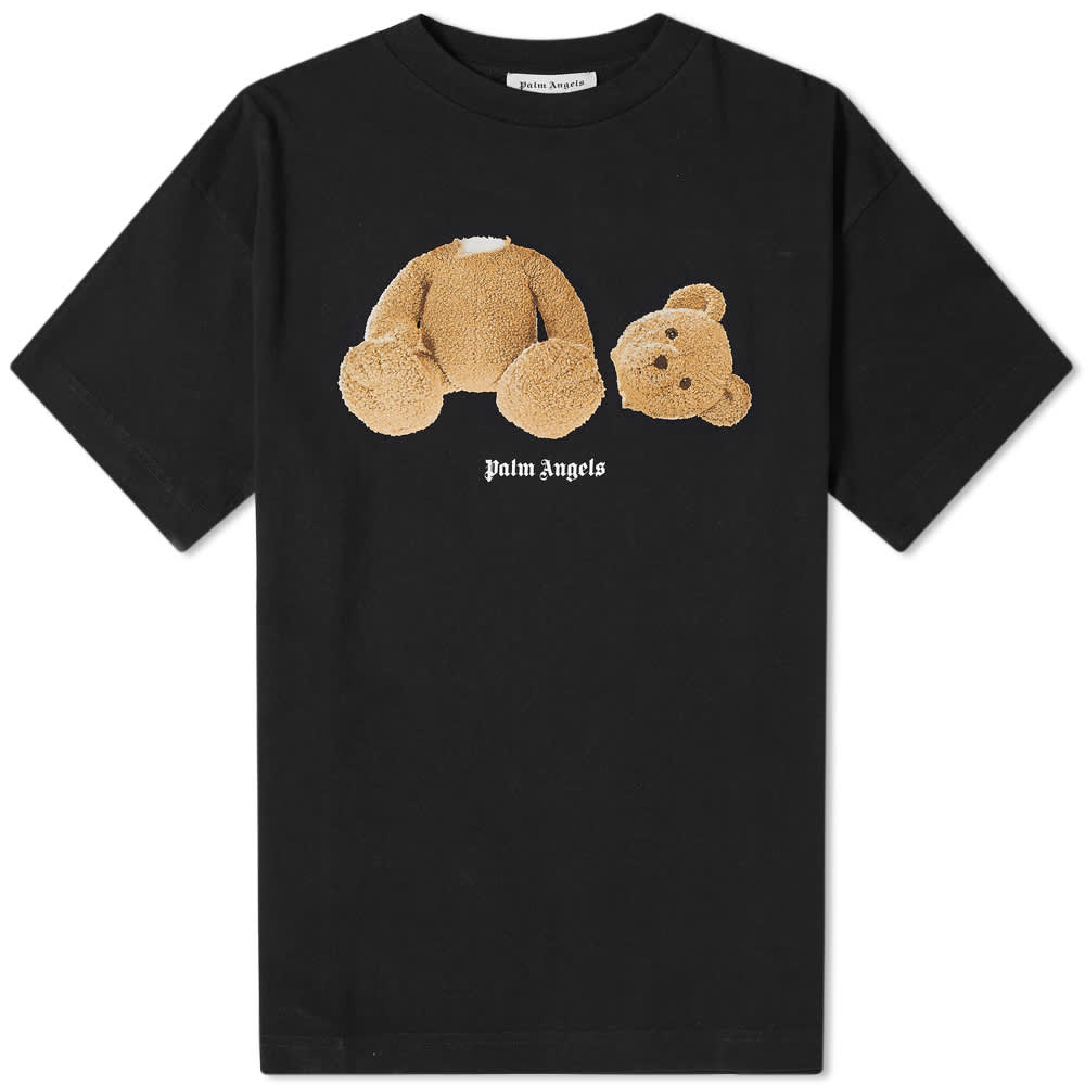 PALM ANGELS Bear Tee Black