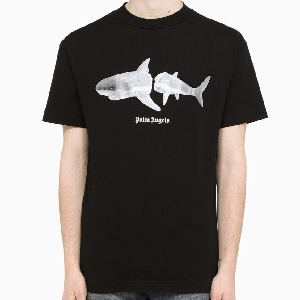 Palm Angels Black Shark Tee