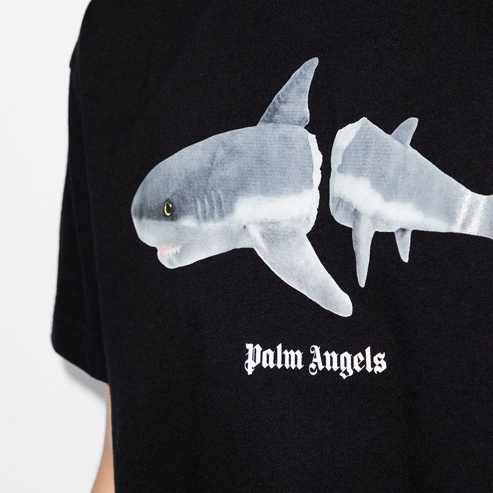 Palm Angels Black Shark Tee