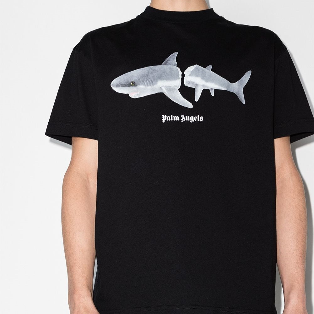 Palm Angels Black Shark Tee