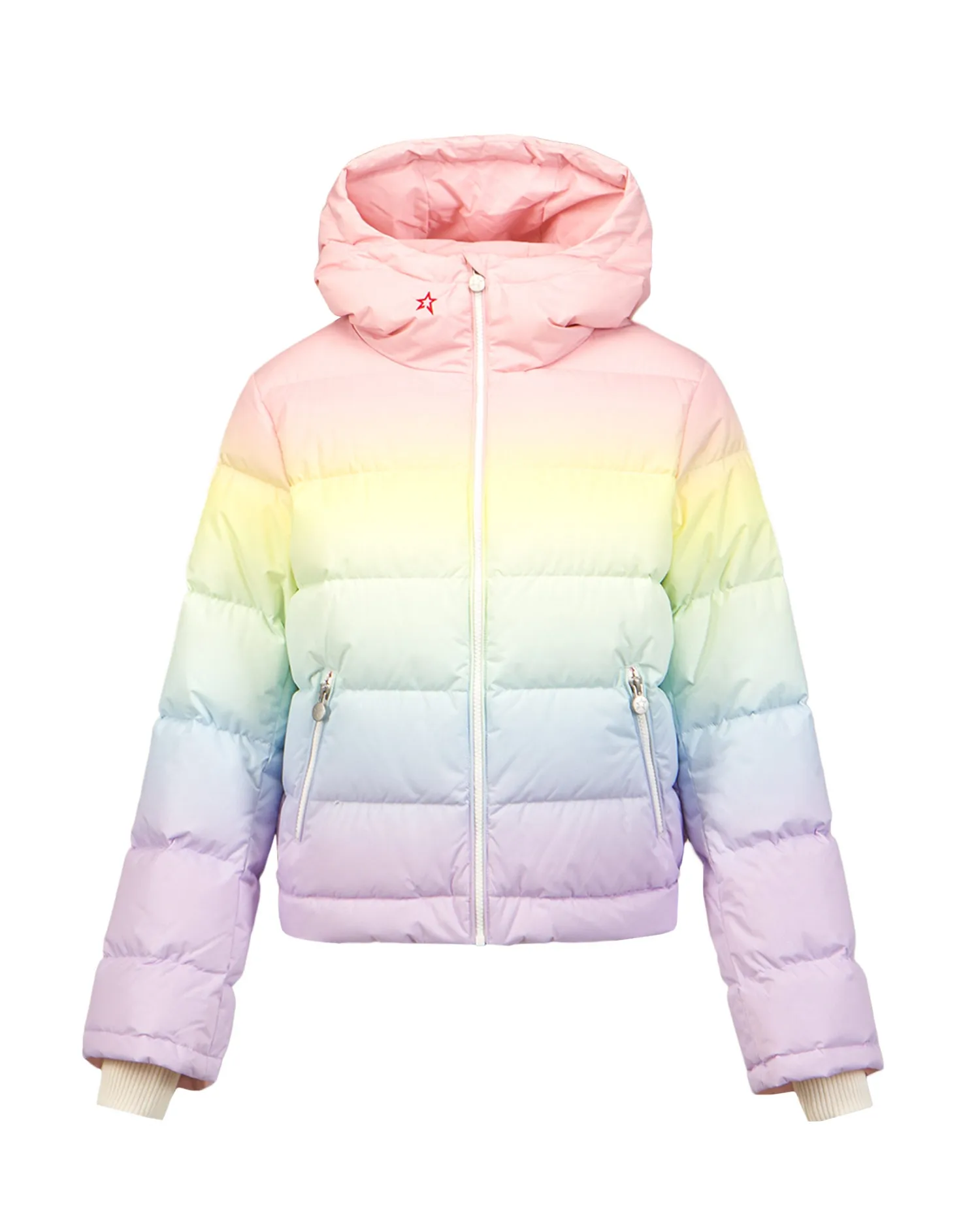 Pastel Rainbow Jacket Perfect Moment Polar Flare Print W3000013