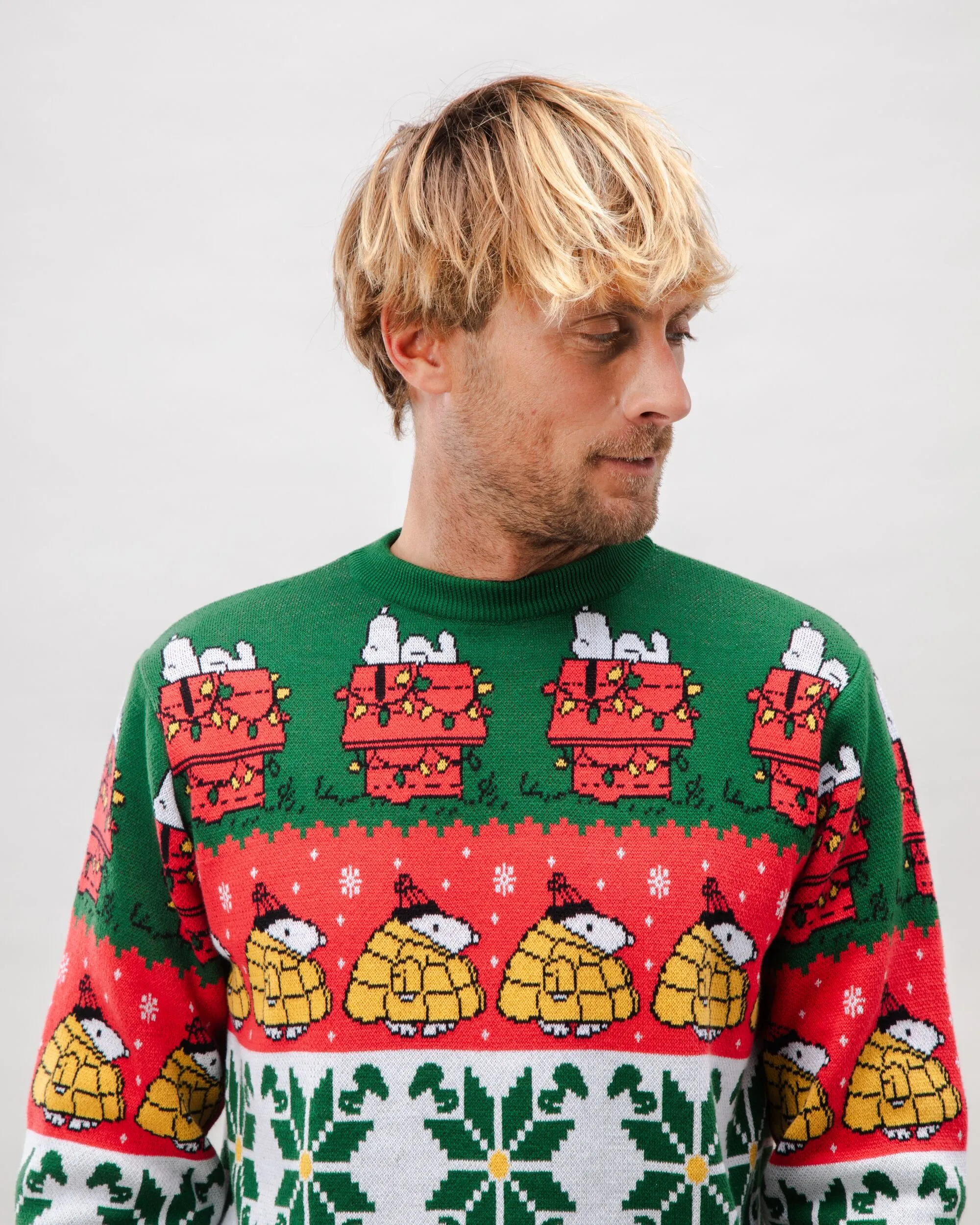 Peanuts Xmas Multicolor Cotton Sweater