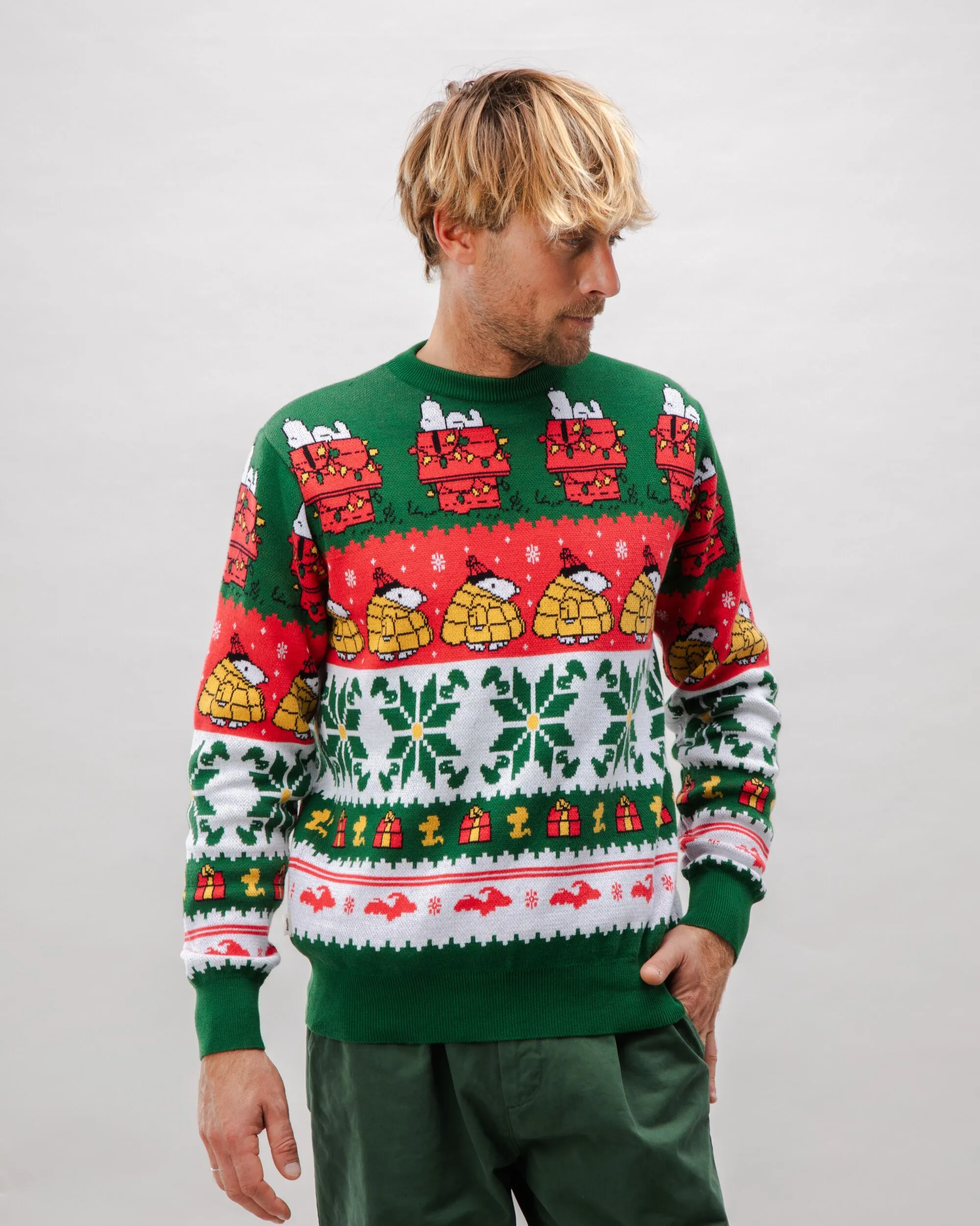 Peanuts Xmas Multicolor Cotton Sweater