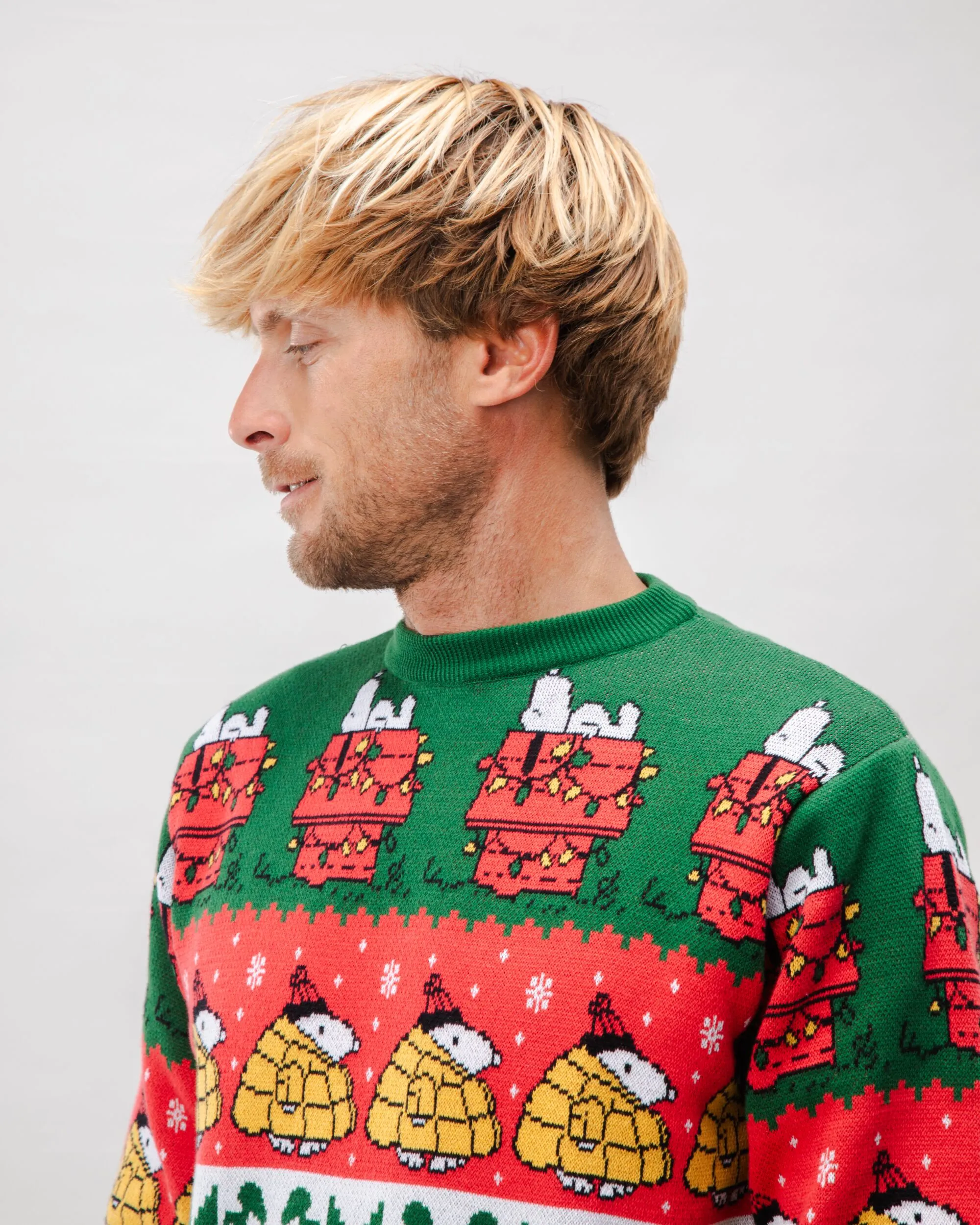 Peanuts Xmas Multicolor Cotton Sweater