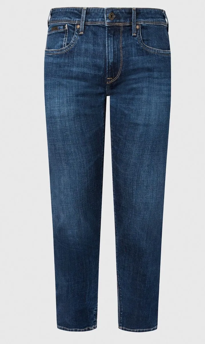 Pepe Jeans Dark Used Hatch Slim Fit Denim Jeans