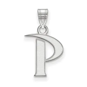 Pepperdine University Small Initial P Pendant in 10k White Gold