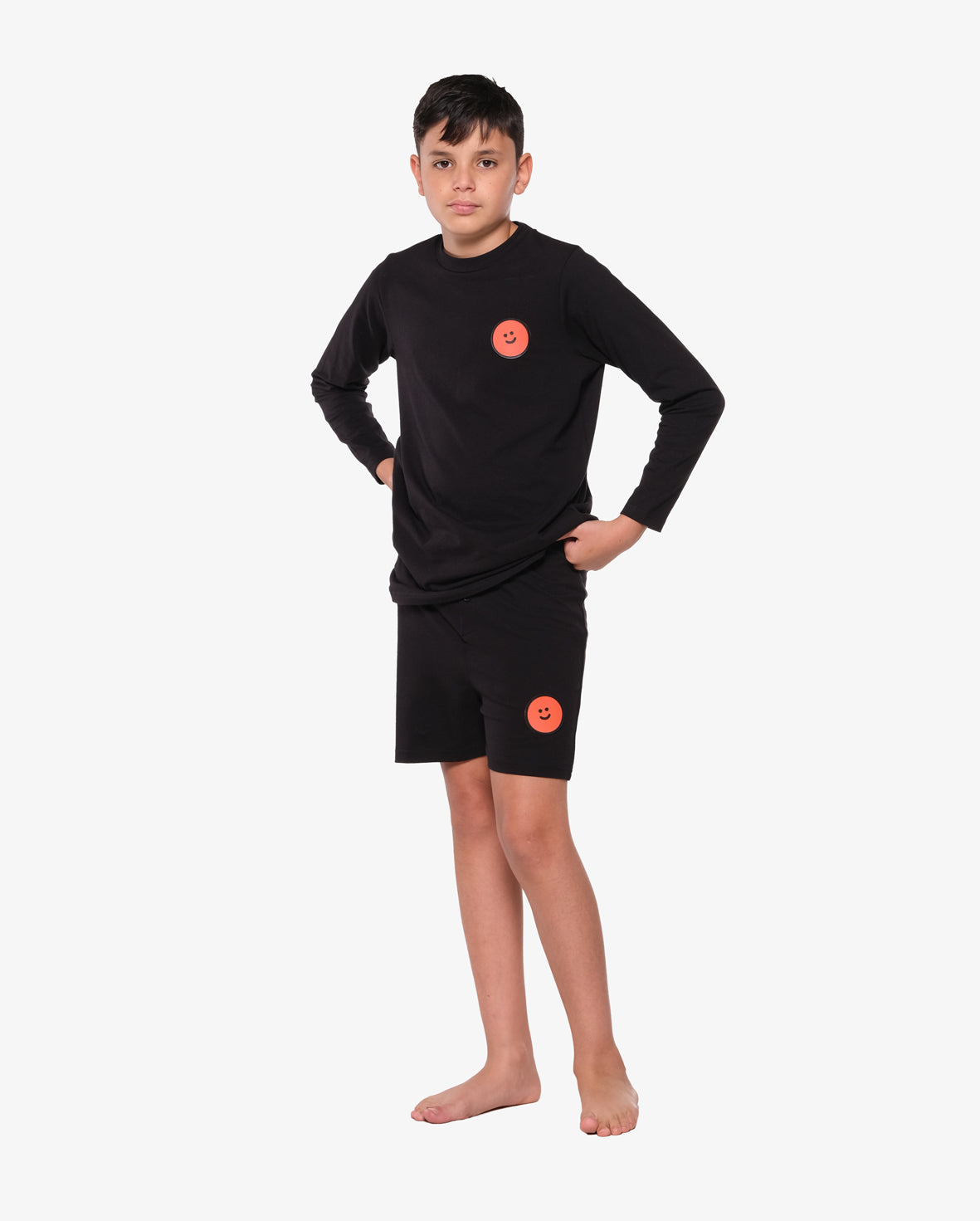 Pepperoni Black Winter Pajamas by BOB