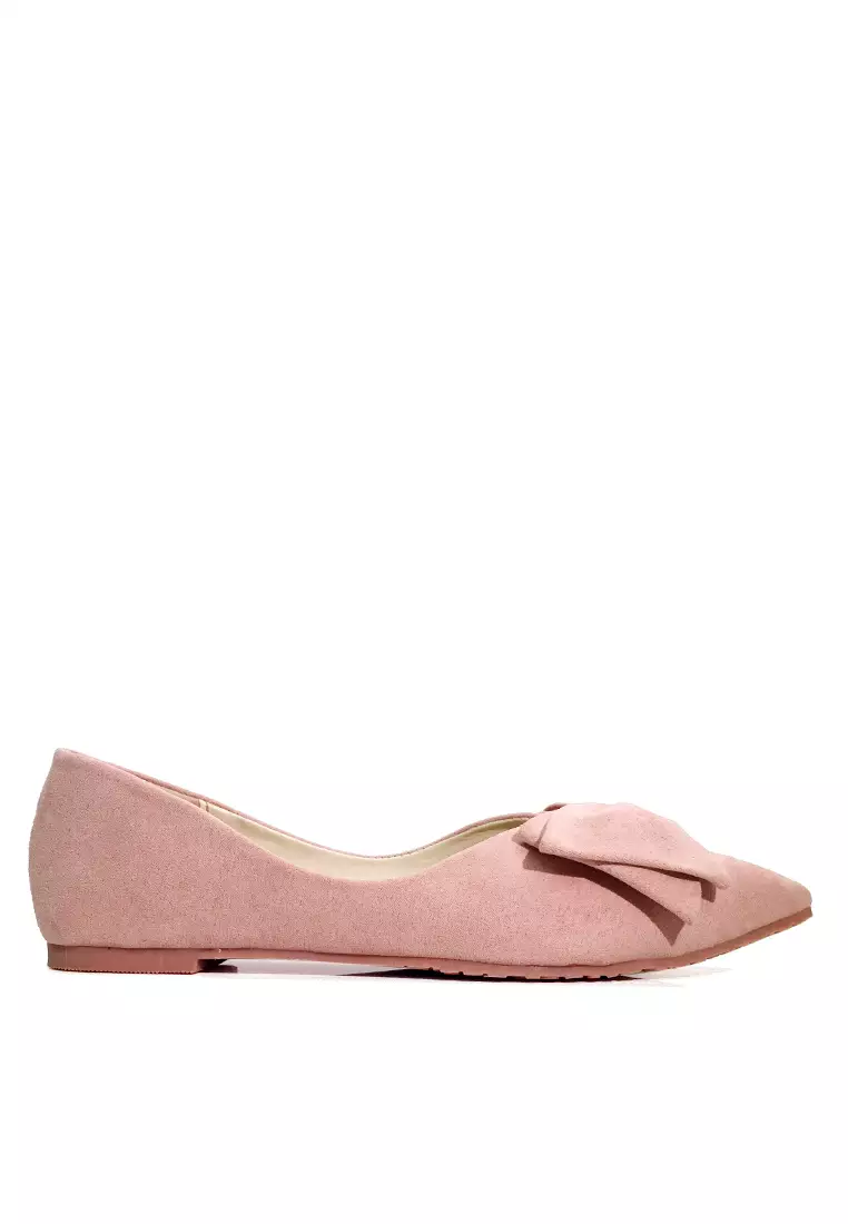 Pointed Toe Bow Ballet Flats VL168