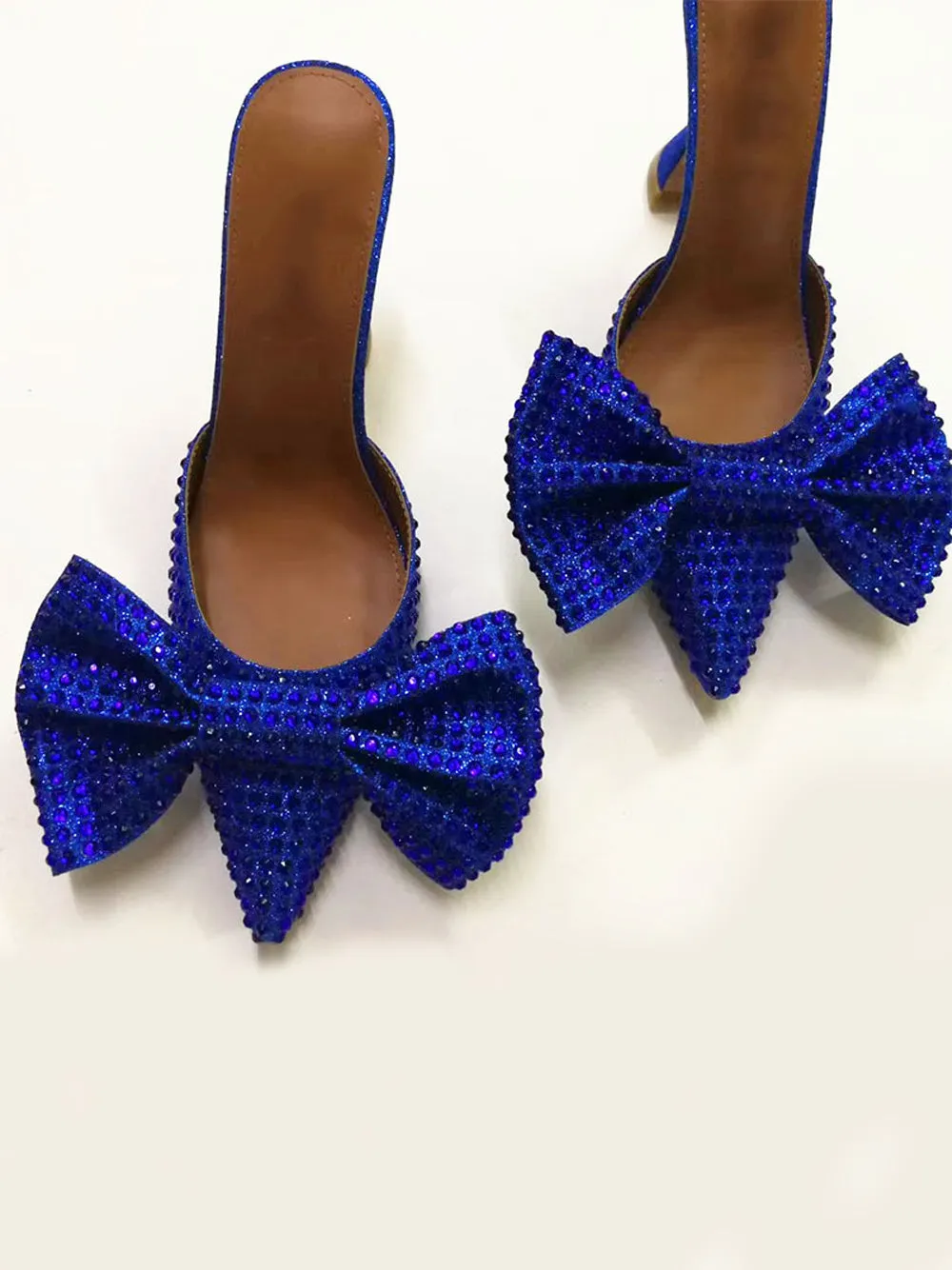 Bow high heel pumps