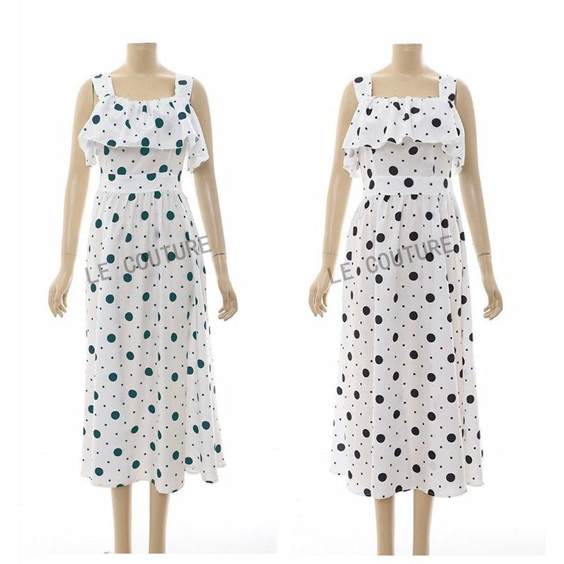 Polka Dot Sleeveless Dress