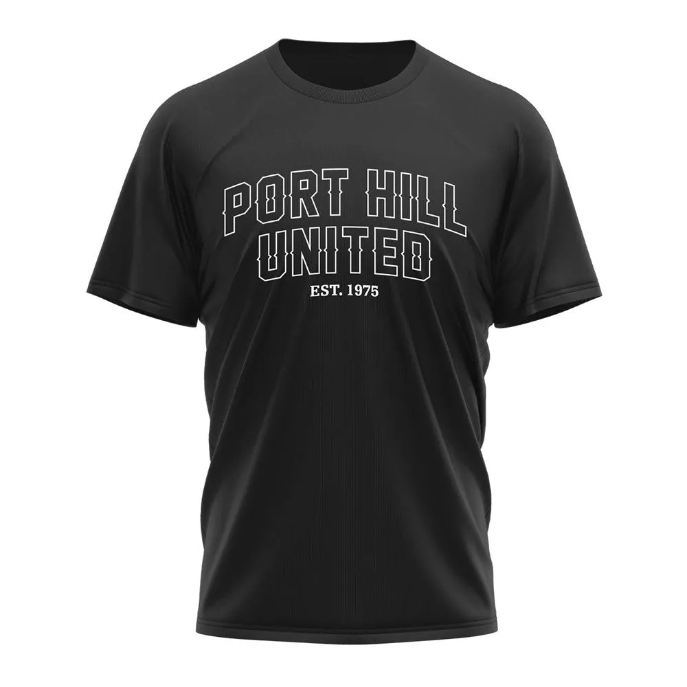 Port Hill United Club Cotton Tee - Men's White Cotton T-Shirt