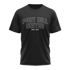 Port Hill United Club Cotton Tee - Men's White Cotton T-Shirt