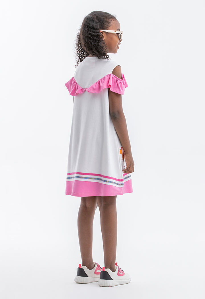 Powerpuff Girls Dress - Sleeveless Ruched Design