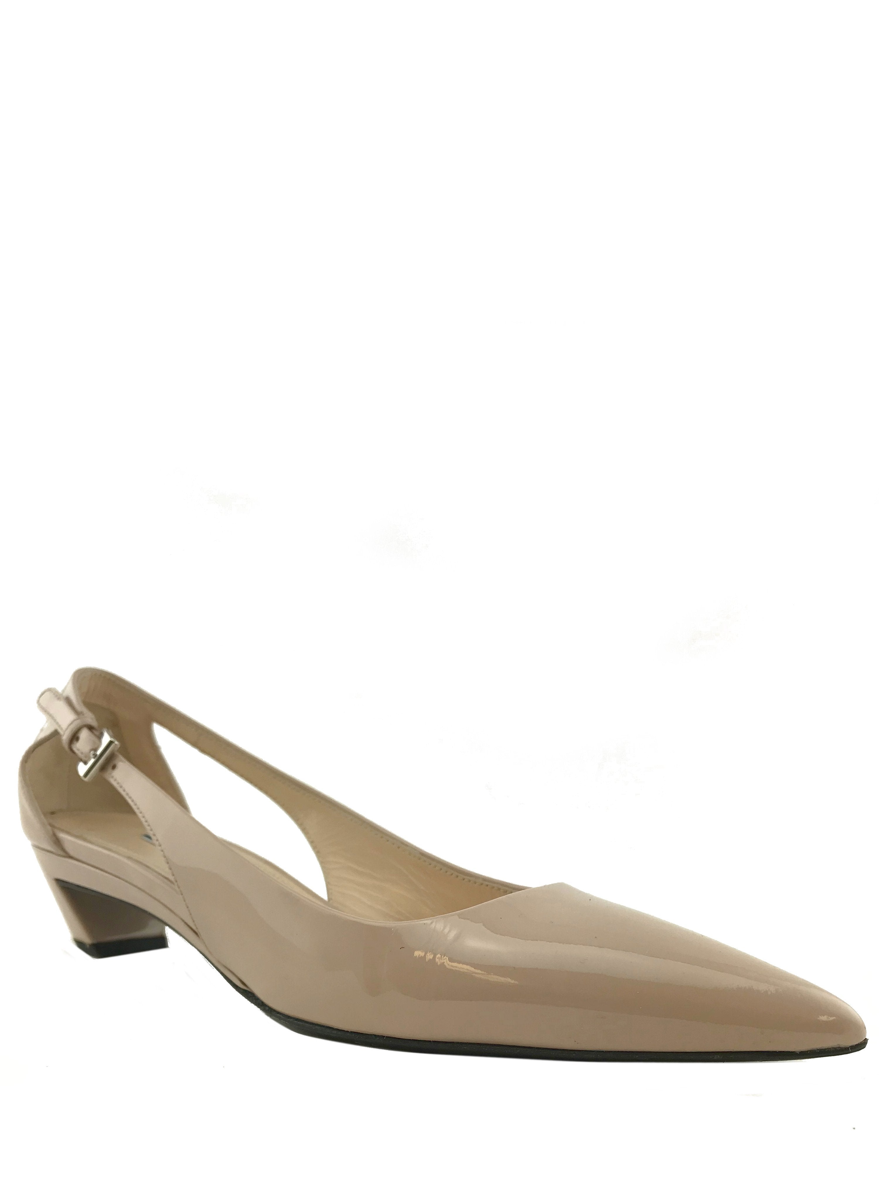 Prada Slingback Pumps Size 6.5, Patent Leather – Buy Online Now