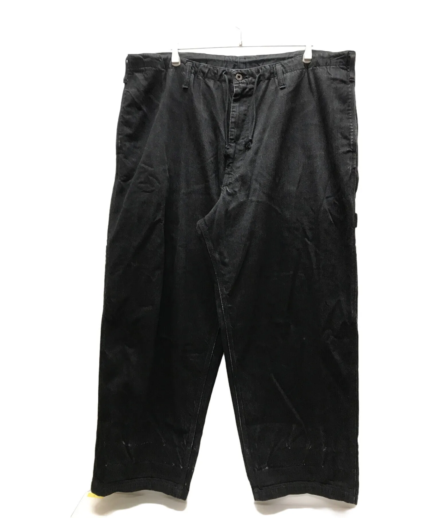 [Pre-owned] BLACK Scandal Yohji Yamamoto DENIM PAINTER PANTS