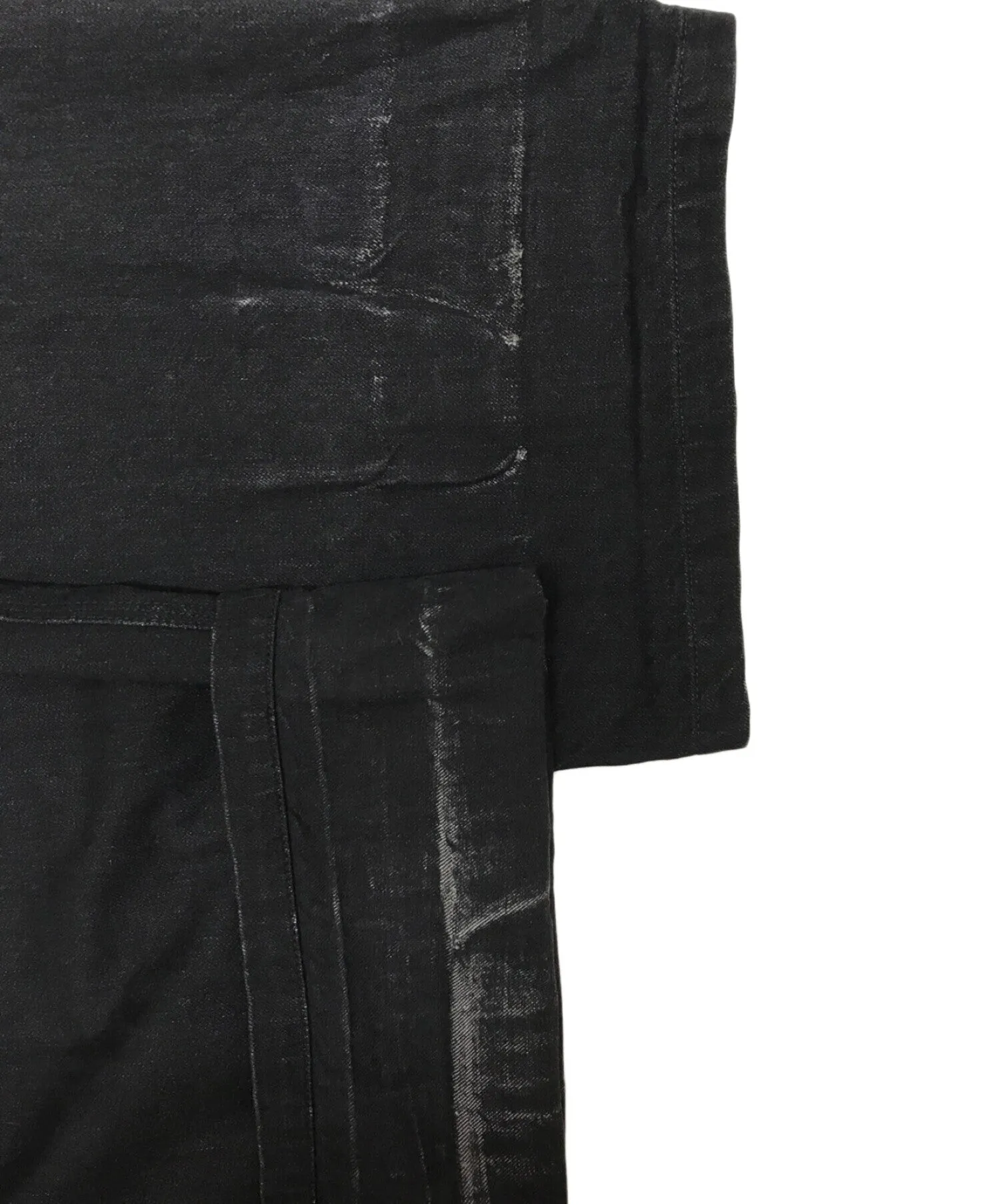 [Pre-owned] BLACK Scandal Yohji Yamamoto DENIM PAINTER PANTS