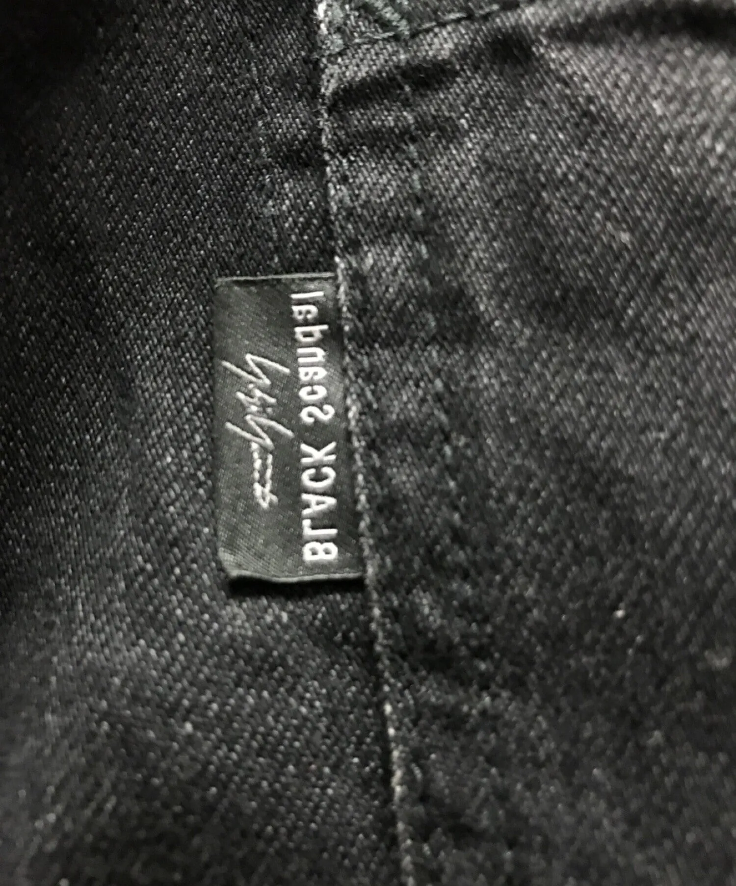 [Pre-owned] BLACK Scandal Yohji Yamamoto DENIM PAINTER PANTS