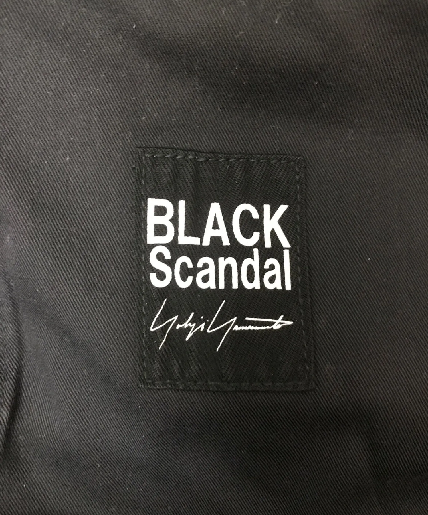 [Pre-owned] BLACK Scandal Yohji Yamamoto DENIM PAINTER PANTS