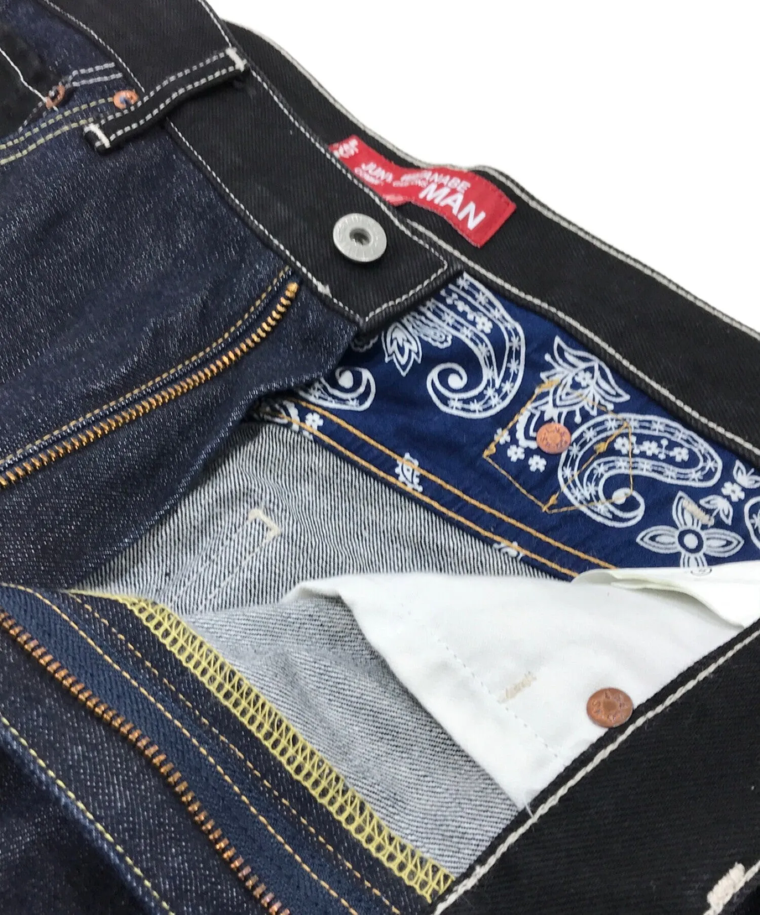 [Pre-owned] JUNYA WATANABE Double Pocket Cinch Back Denim Pants