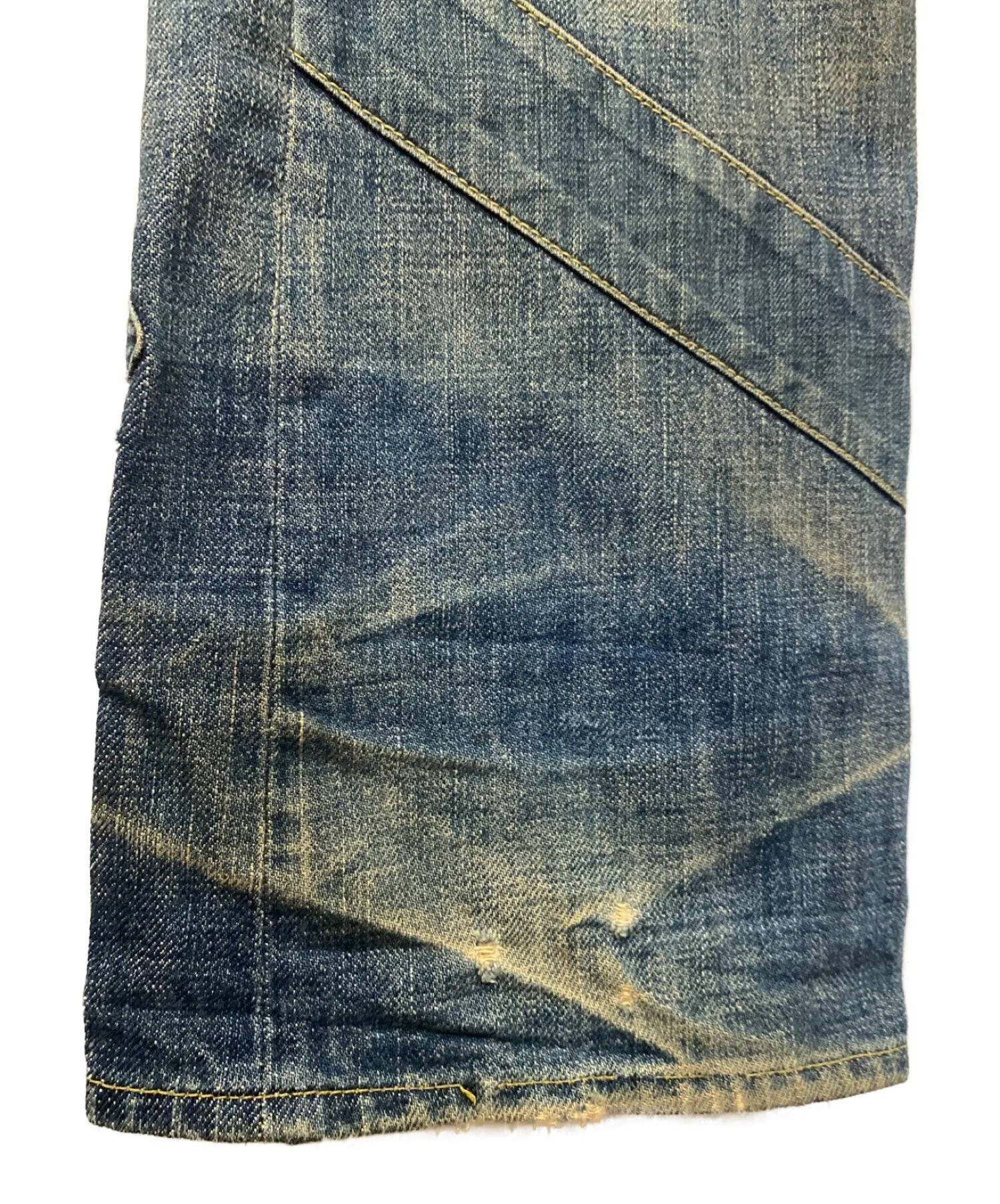 [Pre-Owned] UNDERCOVER Patchwork Denim Pants/01AW /Archive S225