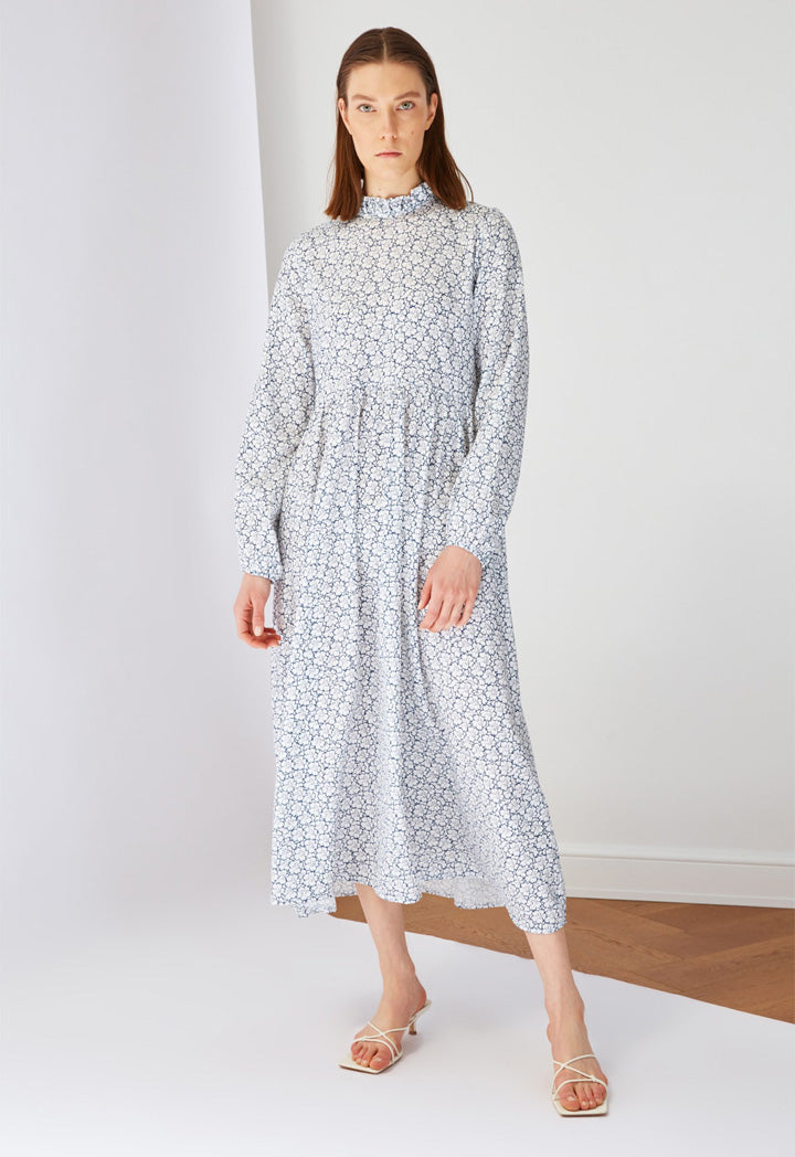 Printed High Neck Dress on Trendyol