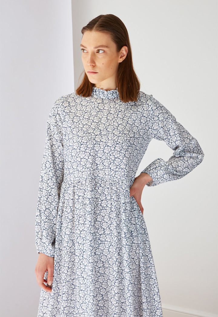 Printed High Neck Dress on Trendyol