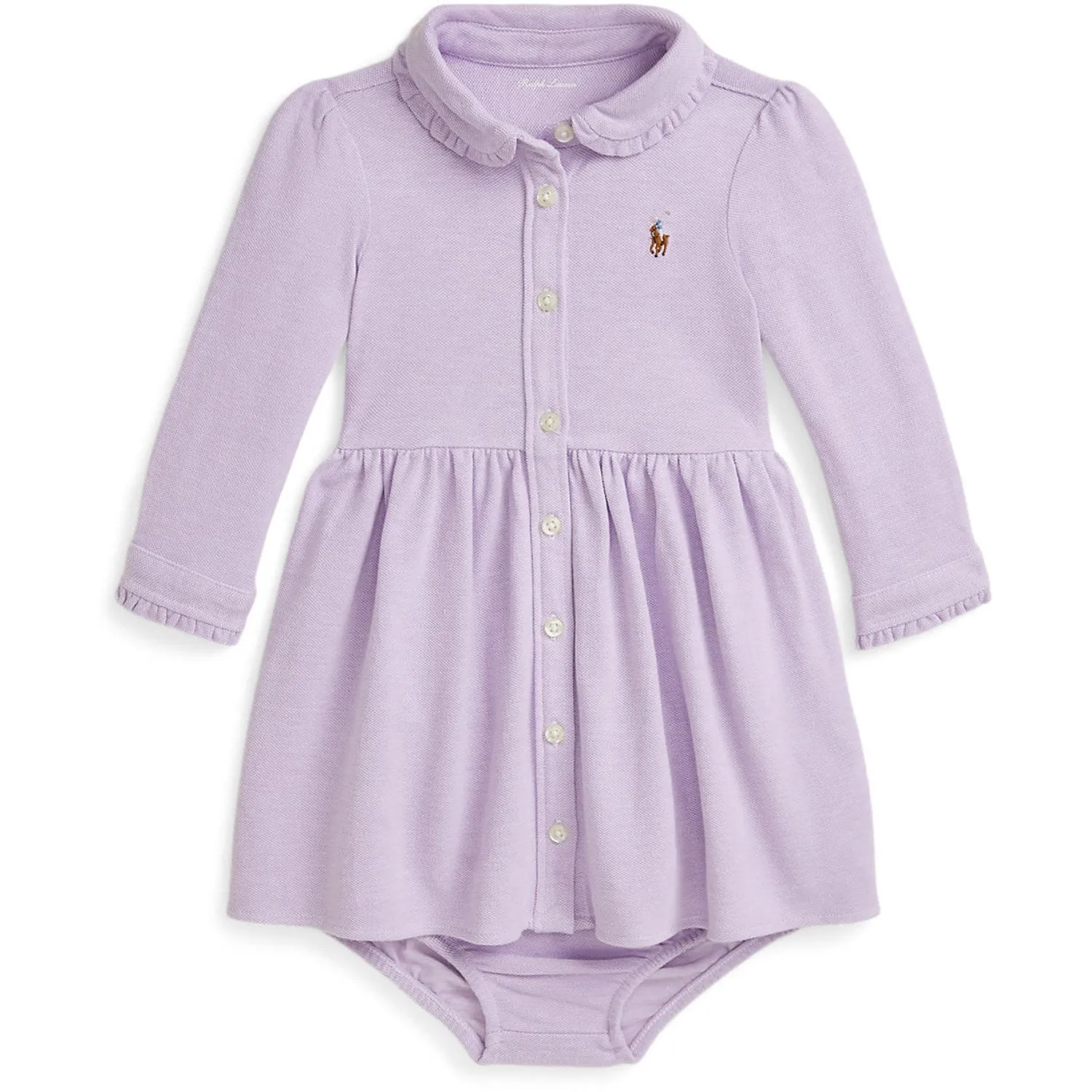 Ralph Lauren Baby Spring Iris and Multi Print Day Dress