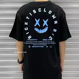 Rickyisclown Angel Wings Pocket Tee Black with Embroidery - R9210508f-GGGG.