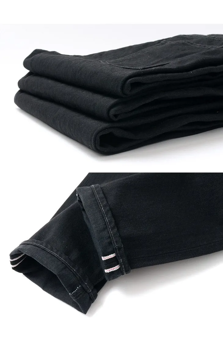 SANCA Casual Black Tapered 5 Pocket Pants