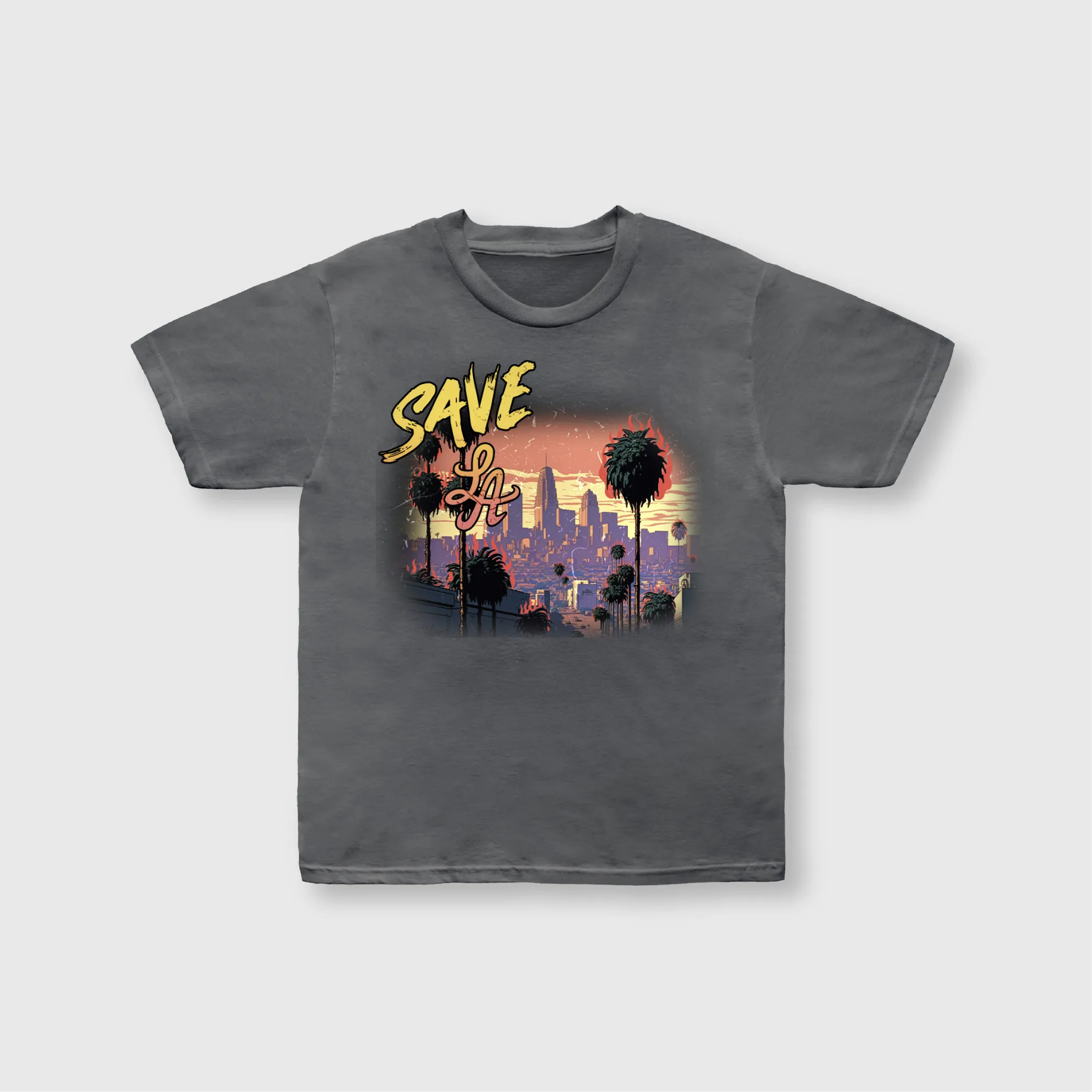 Vintage Black Save LA City Tee