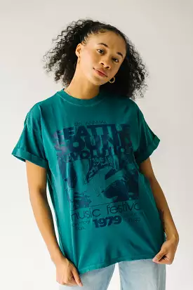 Seattle Sound Revolution Dark Aqua T-shirt | Shop Now