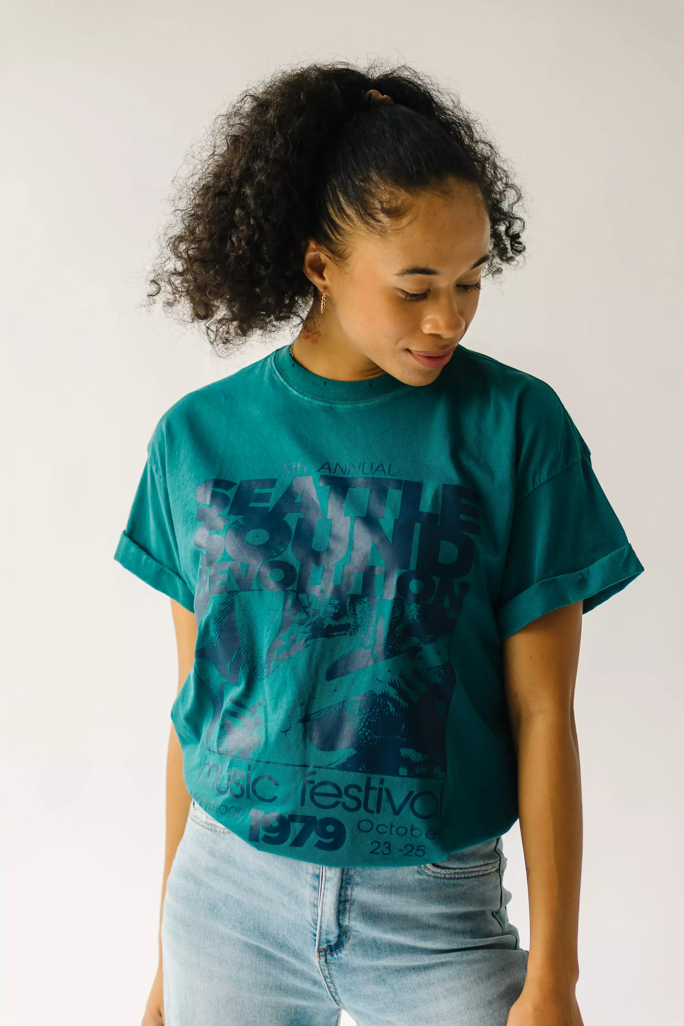 Seattle Sound Revolution Dark Aqua T-shirt | Shop Now