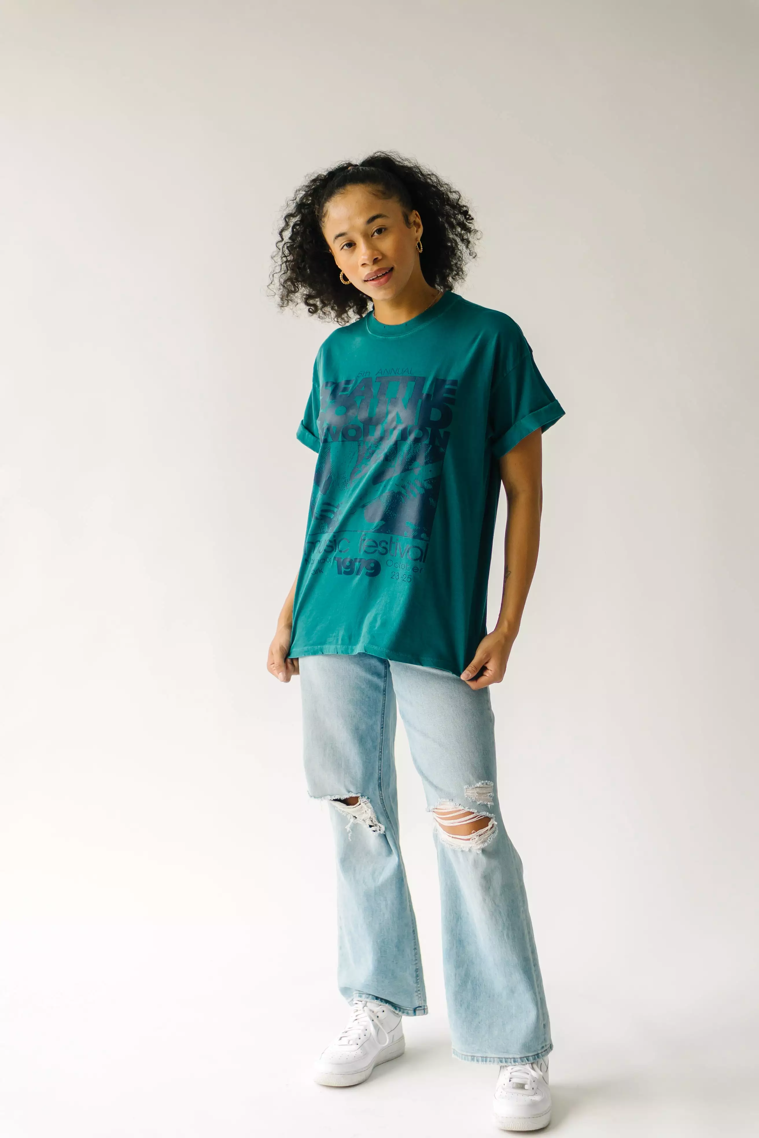 Seattle Sound Revolution Dark Aqua T-shirt | Shop Now