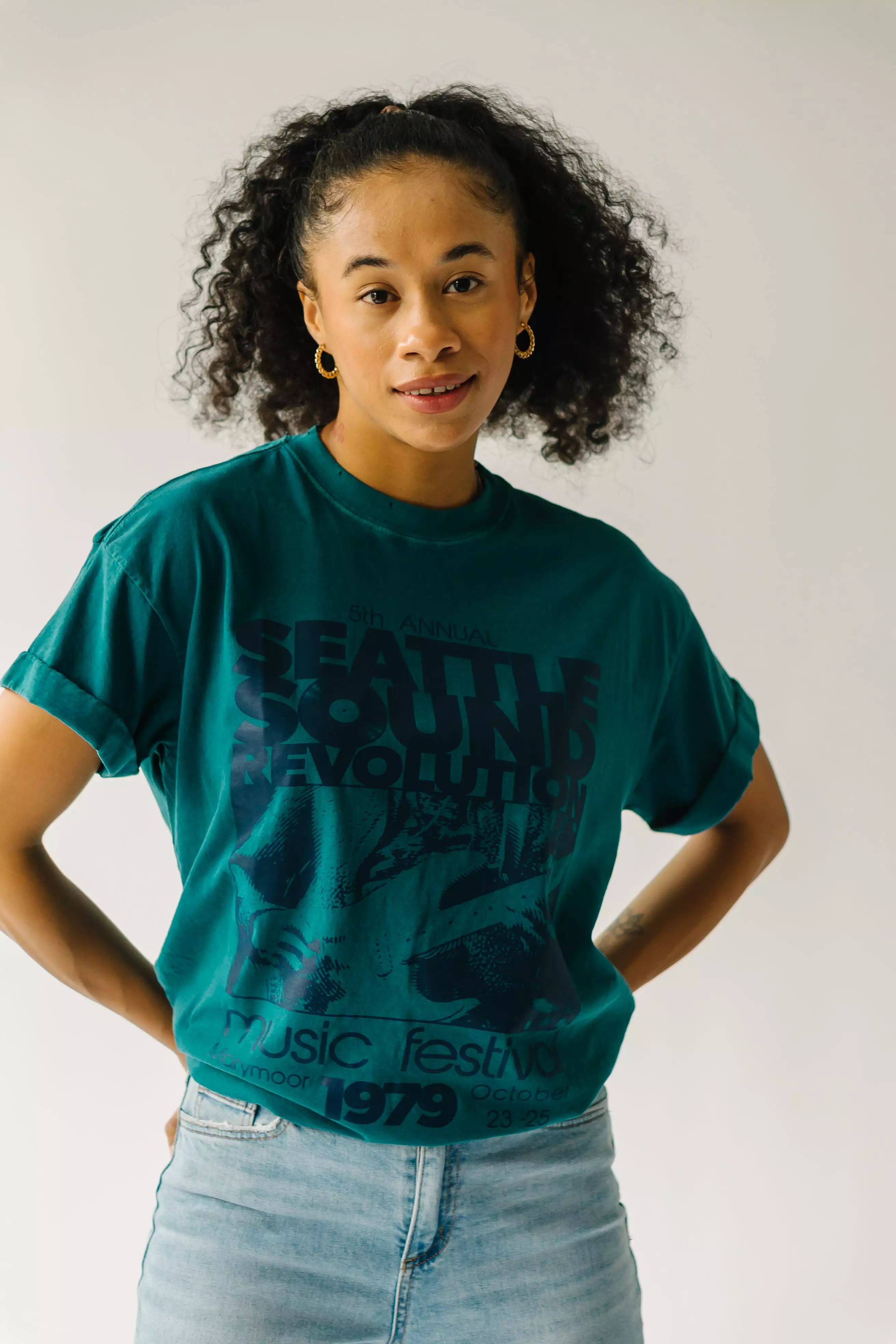 Seattle Sound Revolution Dark Aqua T-shirt | Shop Now